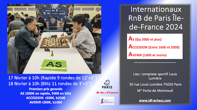 Djerba Blitz Open - 3 décembre 2023 - Europe Echecs